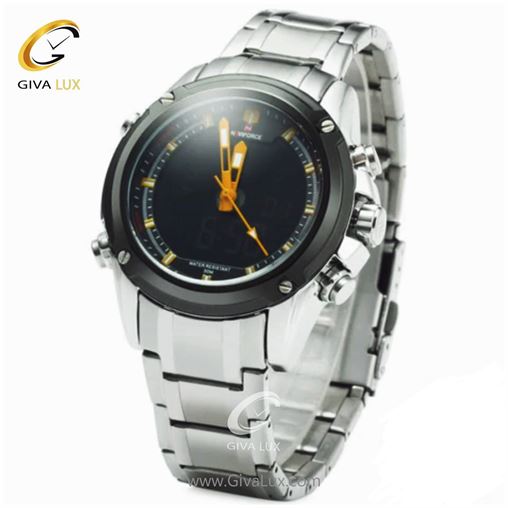 ساعت مچی مردانه بندفلزی نقره ای ناوی فورس مدل NF9050 9050 (6).jpg